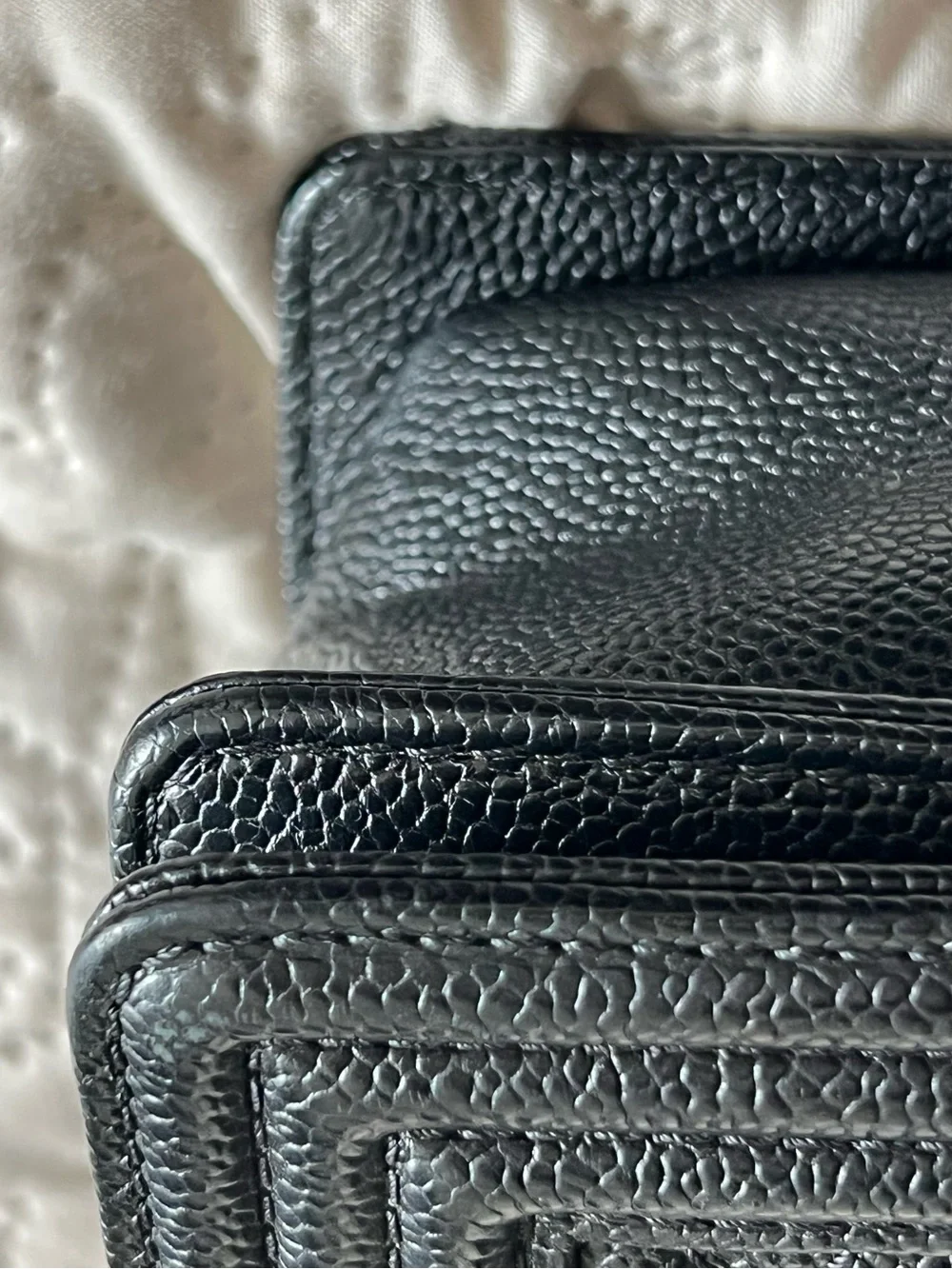 CHANEL Black Quilted Boy Bag with Gold-Tone Hardware